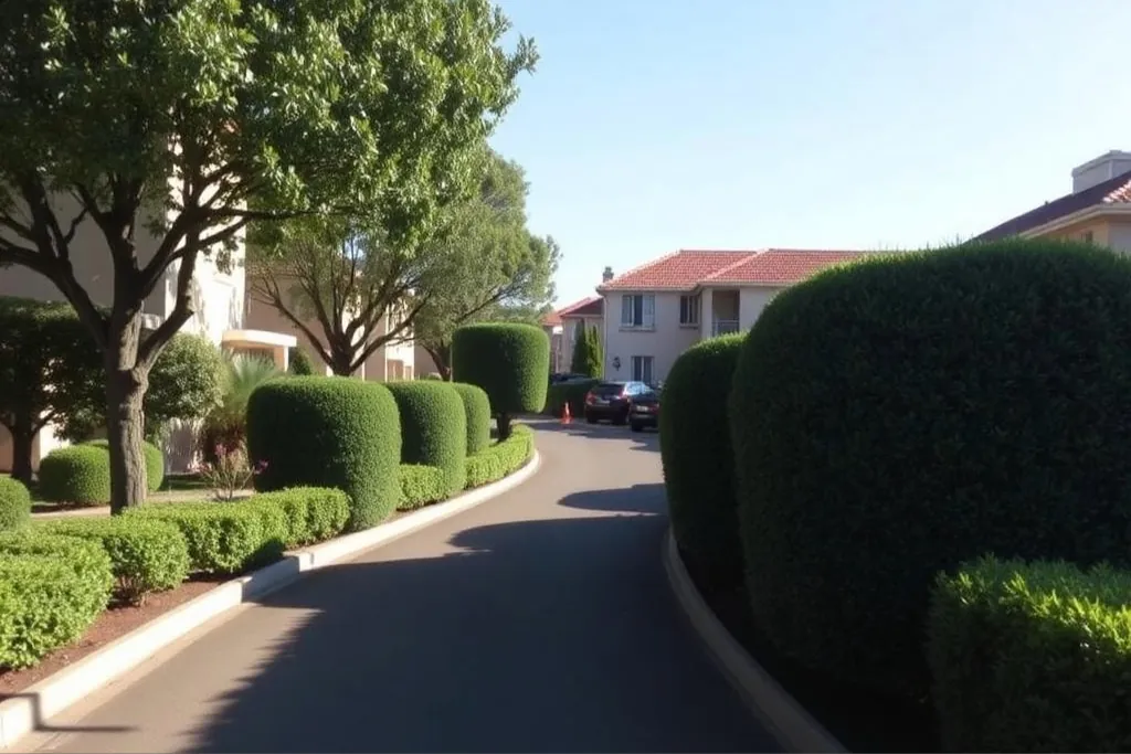Trimmed hedges
